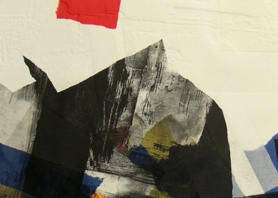 Grabado Aguafuerte Collage R. de Rivera