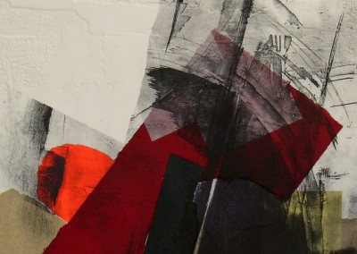 Grabado Aguafuerte Collage R. de Rivera