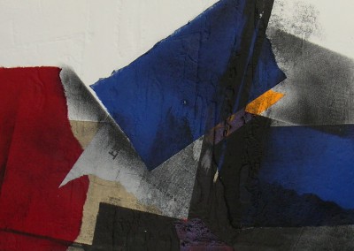 Grabado Aguafuerte Collage R. de Rivera