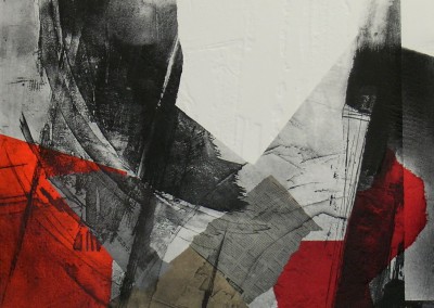 Grabado Aguafuerte Collage R. de Rivera