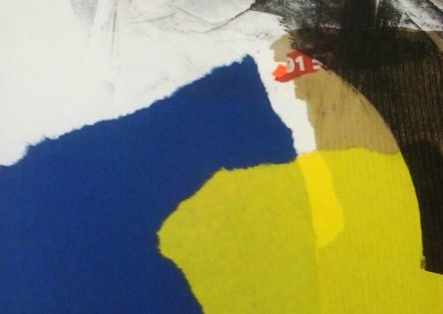 Grabado Aguafuerte Collage R. de Rivera