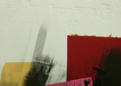 Grabado Aguafuerte Collage R. de Rivera