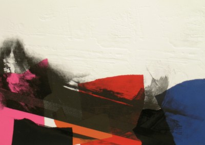 Grabado Aguafuerte Collage R. de Rivera