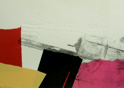 Grabado Aguafuerte Collage R. de Rivera