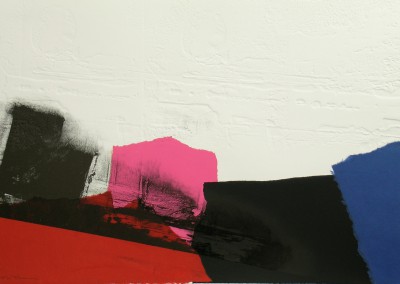 Grabado Aguafuerte Collage R. de Rivera