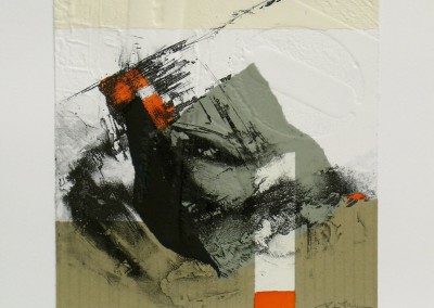 Grabado Aguafuerte Collage R. de Rivera