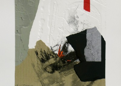 Grabado Aguafuerte Collage R. de Rivera