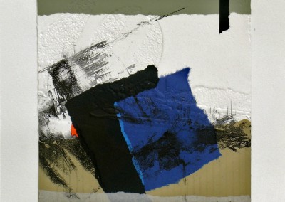 Grabado Aguafuerte Collage R. de Rivera