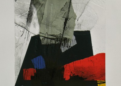 Grabado Aguafuerte Collage R. de Rivera