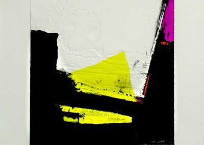 Grabado Aguafuerte Collage R. de Rivera