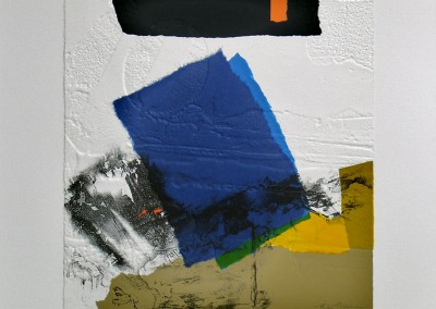 Grabado Aguafuerte Collage R. de Rivera