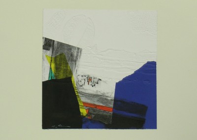 Grabado Aguafuerte Collage R. de Rivera