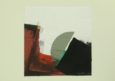 Grabado Aguafuerte Collage R. de Rivera