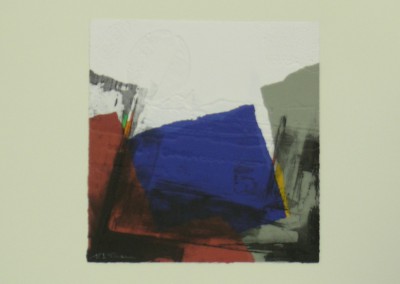 Grabado Aguafuerte Collage R. de Rivera