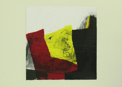 Grabado Aguafuerte Collage R. de Rivera