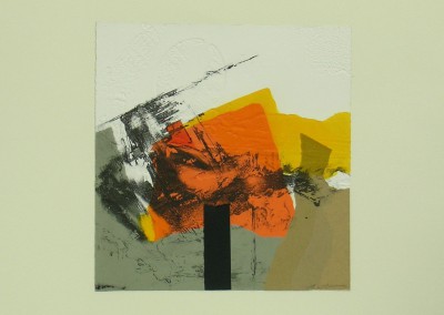 Grabado Aguafuerte Collage R. de Rivera