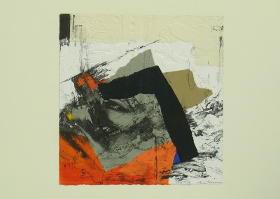 Grabado Aguafuerte Collage R. de Rivera