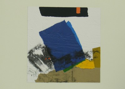 Grabado Aguafuerte Collage R. de Rivera