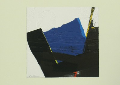 Grabado Aguafuerte Collage R. de Rivera