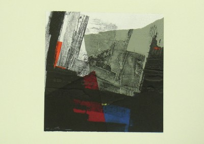 Grabado Aguafuerte Collage R. de Rivera