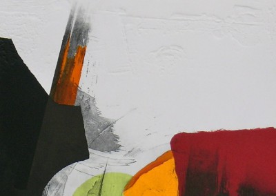 Grabado Aguafuerte Collage R. de Rivera