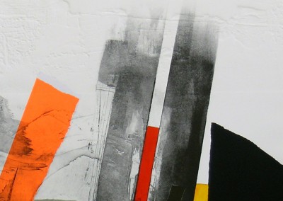 Grabado Aguafuerte Collage R. de Rivera