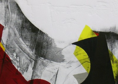 Grabado Aguafuerte Collage R. de Rivera