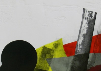 Grabado Aguafuerte Collage R. de Rivera