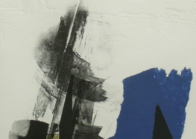 Grabado Aguafuerte Collage R. de Rivera