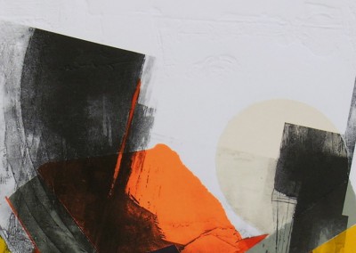 Grabado Aguafuerte Collage R. de Rivera