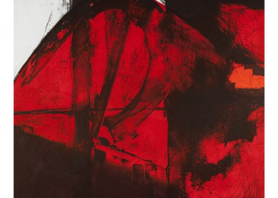 Grabado Aguafuerte R. de Rivera